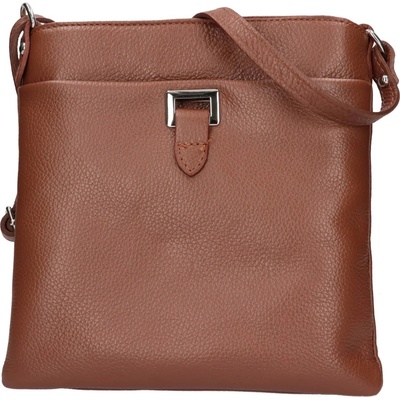 Dámská kožená crossbody kabelka Italia Gotta hnědá