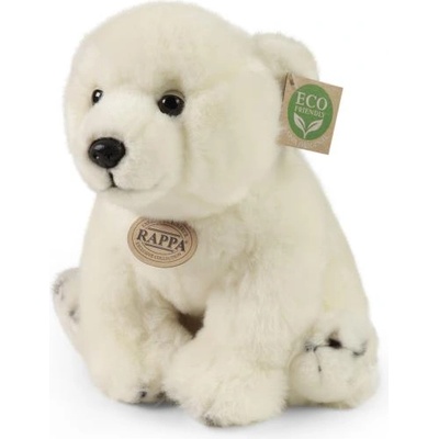 Rappa Плюшено полярно мече седнало 28 см eco-friendly