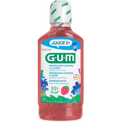 GUM Junior výplach pre deti s fluoridmi 300 ml