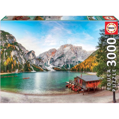 EDUCA Jezero Braies na podzim Itálie 3000 dílků