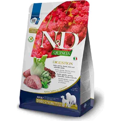 N&D dog GF Quinoa Medium & Maxi Digestion Lamb 2 x 7 kg