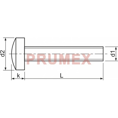 Šroub s drážkou TORX DIN 7985 M5x10 pozink – Zboží Mobilmania