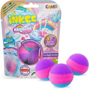 Amenity AB INKEE- Rainbow world 3x бомбичка за вана (0760698)