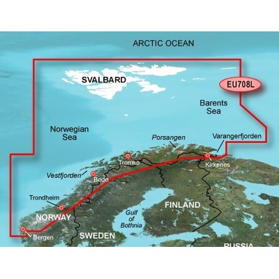 Garmin BlueChart G2 Vision - EU708L /Nórsko/ LARGE