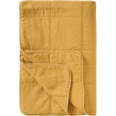 Ib Laursen Prošívaný Vintage Harvest Yellow žlutá 130 x 180 cm