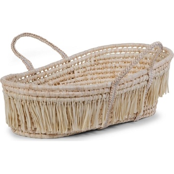 Childhome Košík pro miminko Natural Raffia +matrace