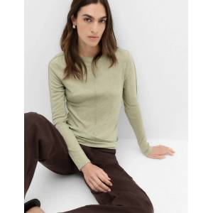 Marks & Spencer Изглажен топ с дълги ръкави, с вълна Marks & Spencer зелен Marks & Spencer | Zelen | ЖЕНИ | 8