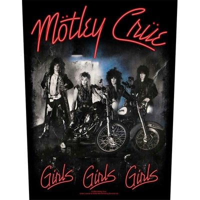 Nažehlovačka Motley Crue - Girls, Girls, Girls