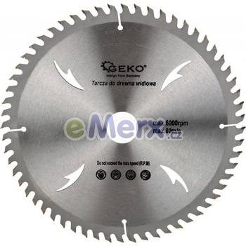 GEKO Kotouč pilový vidiový s otvory, 230x22x60T