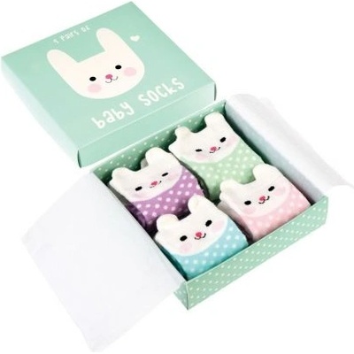 Rex London - Бебешки чорапки - Зайчето Бони - 4 чифта (27479)