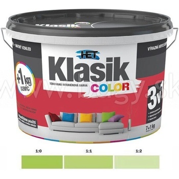 HET Klasik Color svetlá zelená, 7kg