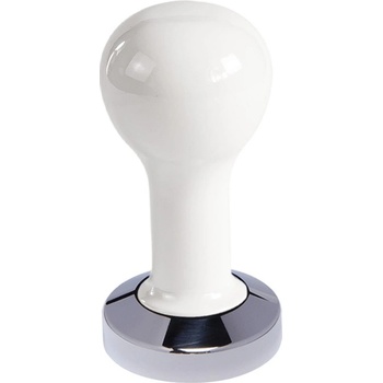 Buna Café tamper kov biely, nerez lesk, plochý 49 mm
