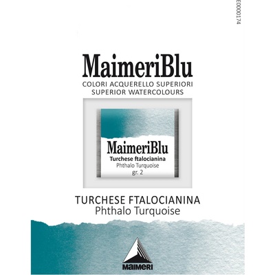 Maimeri Blu Акварелна боя Phthalocyanine Turquoise 431 1, 5 ml 1 бр (M1607431)