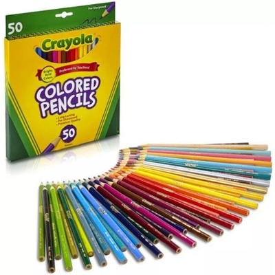 Crayola Крайола: Комплект от 50 цветни молива (68-4050)