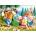 Castorland - Puzzle Three pigs with wolves - 40 - 99 piese
