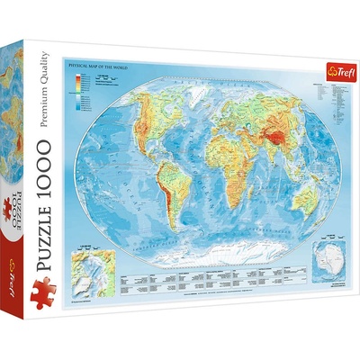 Trefl Mapa světa 1000 dielov