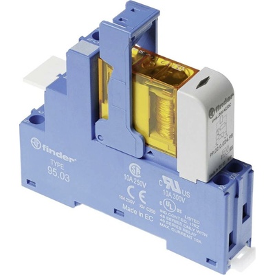 Finder 48.31.8.012.0060 reléový modul, 12 V/AC, 10 A, 1 prepínací, Tray, 1 ks