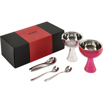 Alessi & Ice Cream Комплект аксесоари за сладоледени десерти в подаръчна кутия, 5 ел (MMI01SET)