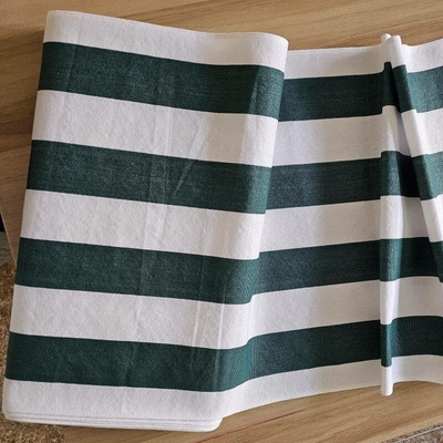 Lehátkovina zelený pruh - šíře 45cm 106004 Český výrobce