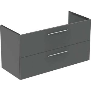 Ideal Standard i. Life B - Шкафче за умивалник, 63x120x51 см, 2 чекмеджета, сив матов кварц T5514NG (T5514NG)
