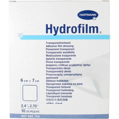 Hydrofilm náplast fixační 6 x 7 cm 10 ks