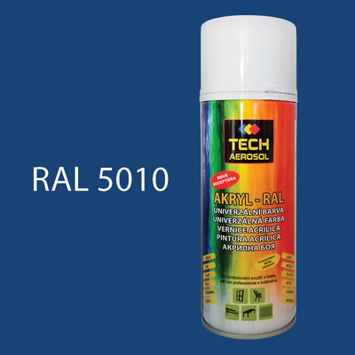 TECH Farba v spreji akrylová RAL 5010 400 ml