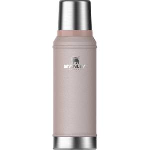 STANLEY 1913 Classic Legendary Thermos Flask 0.94L - Keeps Hot or Cold for 24 Hours - Dishwasher Safe - Lid Serves as a Mug - Vacuum Flask BPA Free - Stainless Steel Thermos Flask - Rose Quartz - 100000117255