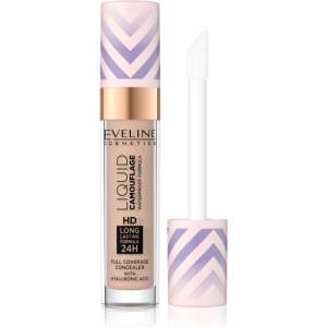 Eveline Cosmetics Liquid Camouflage водоустойчив коректор с хиалуронова киселина цвят 06 7, 5ml