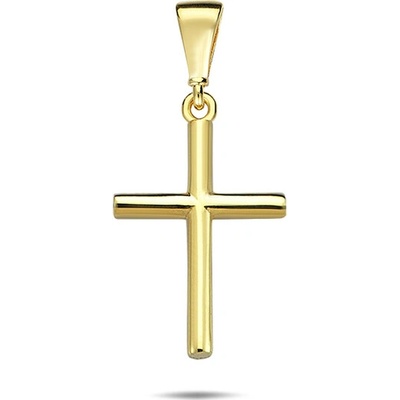 JVD Dámský zlatý přívěsek křížek ZP0181XJ70 6900