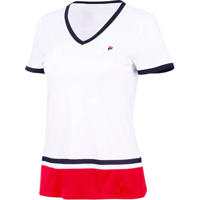 Fila Dámske tričko T Shirt Elisabeth White Fila Red