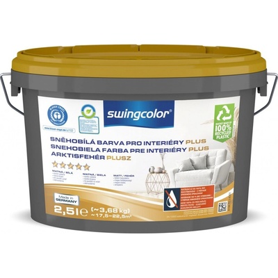 Swingcolor Plus 2,5 l snehobiela matná