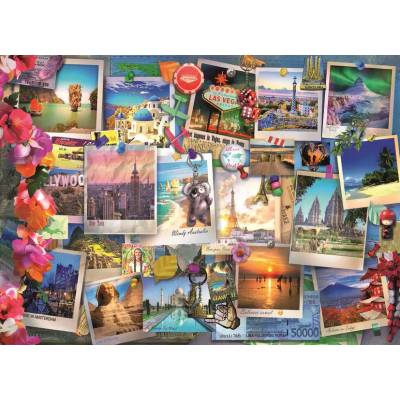 Ravensburger - Puzzle Traveler's treasures - 500 piese