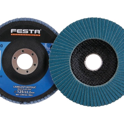Festa kotúč lamelový 125mm hr.100 nerez