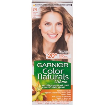 Garnier Color Naturals Créme permanentná žiarivá farba na vlasy 7N Nude Blond 40 ml