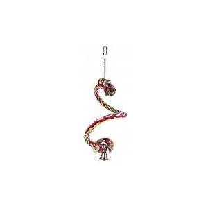 TRIXIE Spiral Rope Perch - спирала въже с камбанка 50 см