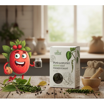 Grešík Pepř kampotský zelený celý fermentovaný 20 g