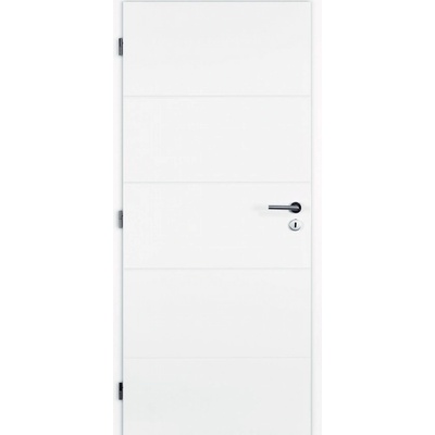 Doornite Quatro plné lakované biele 80 L C1MQWP.80L1