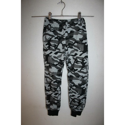 Sezon tepláky dětské black camo