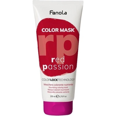 Fanola Color Mask Цветна подхранваща и хидратираща маска, Red Passion, 200 ml