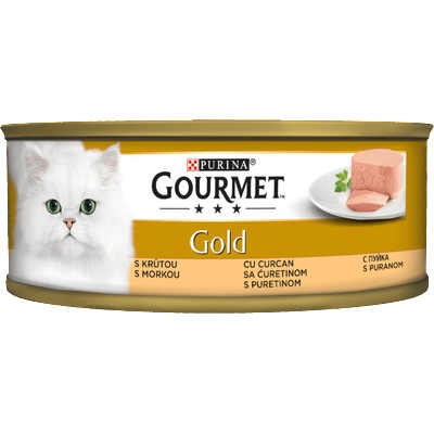 Gourmet Gold Пуйка, пастет за котки в зряла възраст - 0.085кг