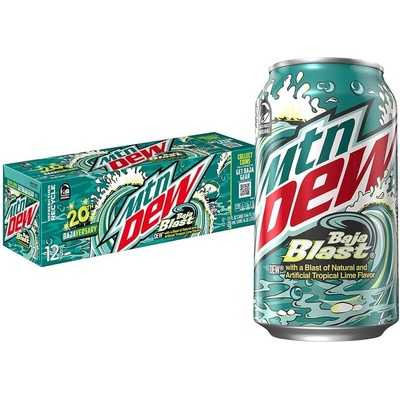 Mountain Dew Baja Blast karton 12 x 355 ml