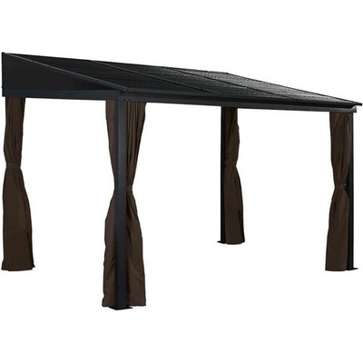 Sojag Portland nástěnná pergola 10x14 288x426x240 cm antracit