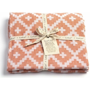 KipKep Mušelínová osuška BLENKER XL 200x120 cm Emberglow Red