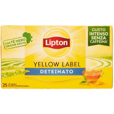 Lipton čaj žltý bez kofeínu 25 ks