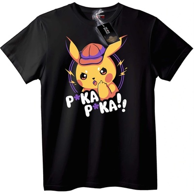NOONEBRAND Тениска Pikachu P*KA - 6XL, White