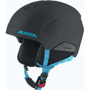 Alpina Детска скиорска каска Alpina Pizi black blue matt