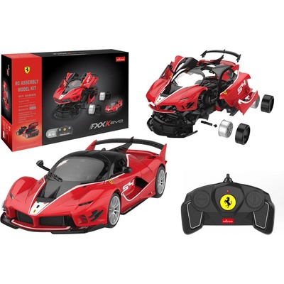 RASTAR Stavebnice FERRARI FXX-K EVO červené 88 dílů RC model 1:18