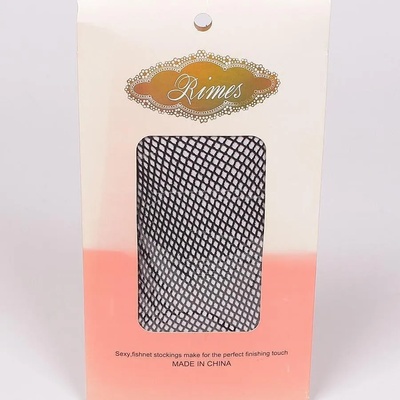 Дамски чорапогащник в черно от дребна мрежа