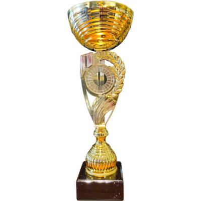 Kovový pohár Zlatý Výška: 29,7 cm