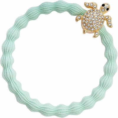By Eloise London Gold Diamanté Turtle barva Mint